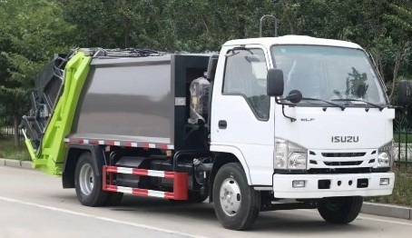 慶鈴五十鈴100P國六6方壓縮式垃圾車_壓縮式垃圾車生產(chǎn)廠家